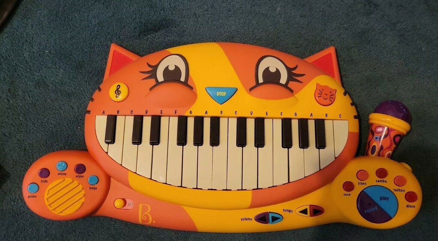 cat piano keyboard