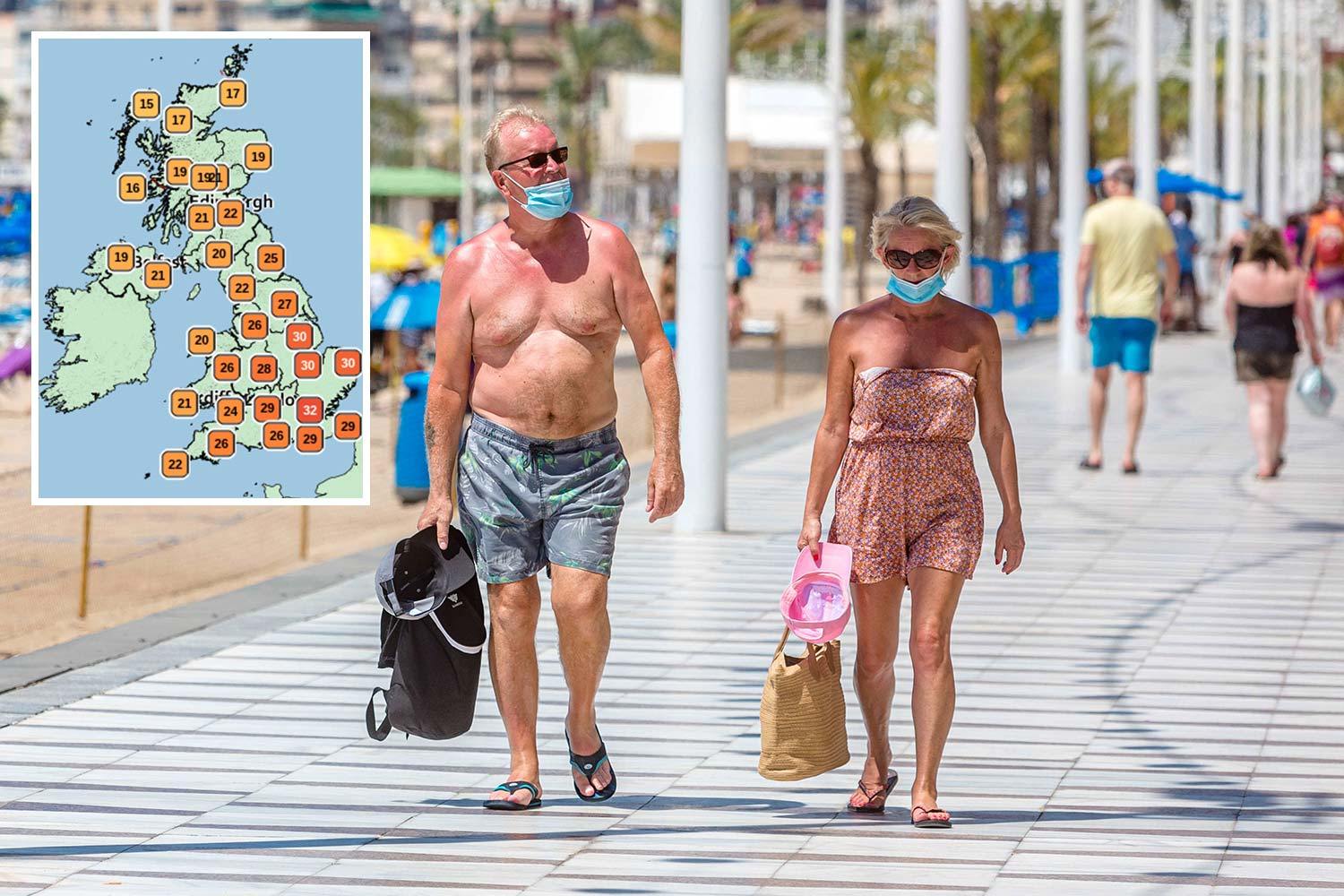 weather forecast benidorm