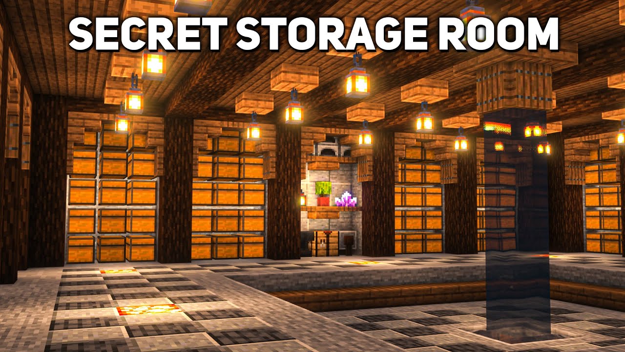 minecraft storage room ideas