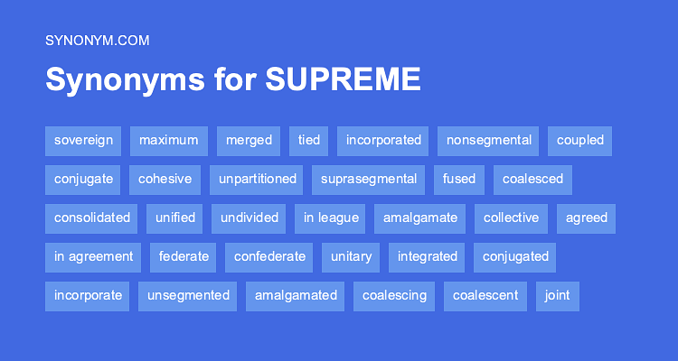 supreme synonym