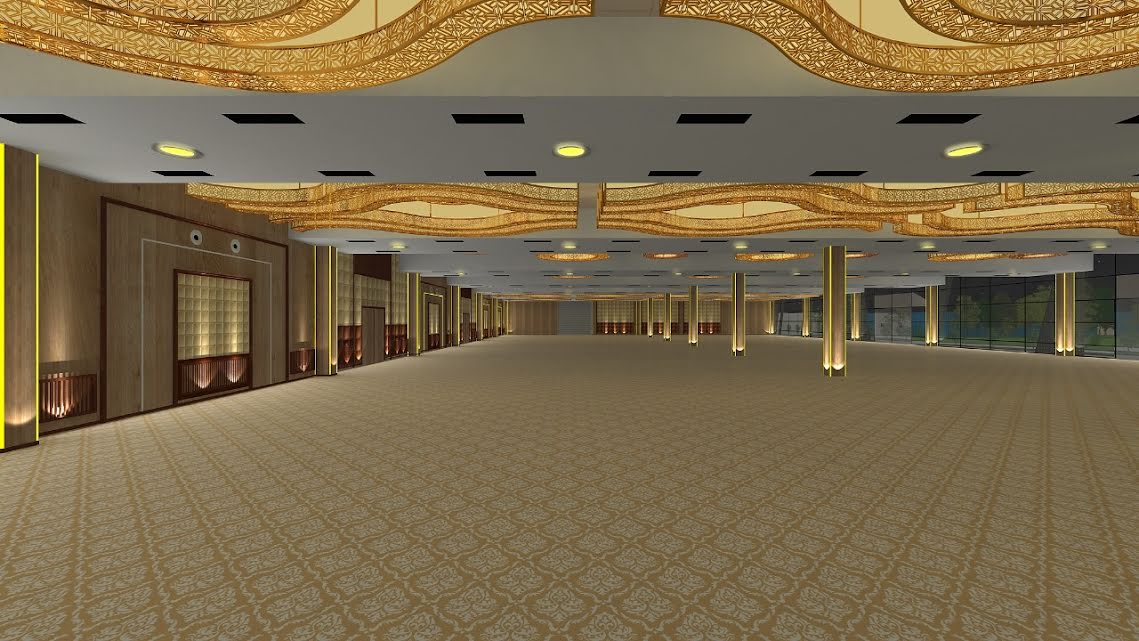 banquet hall size for 300 persons
