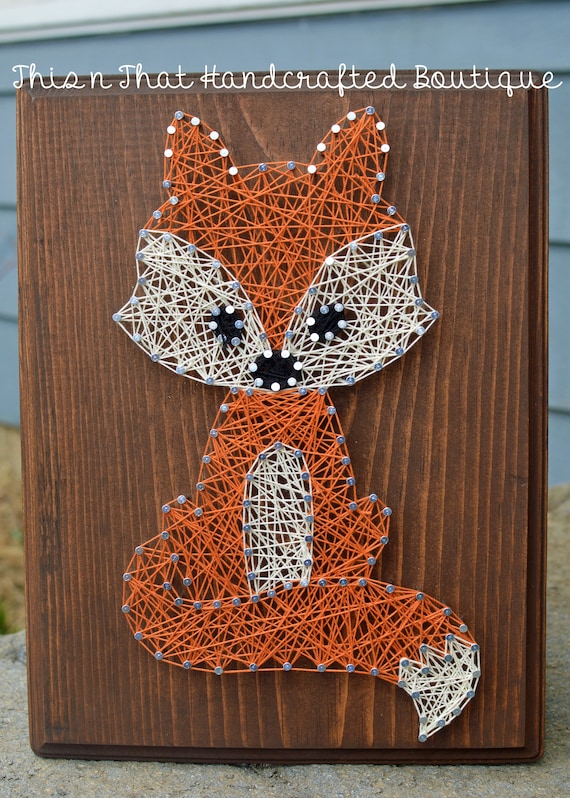 fox string art