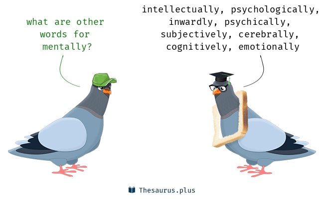 mentally synonym