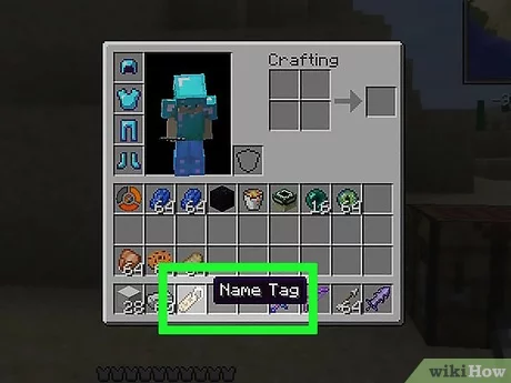 how to name a animal in minecraft
