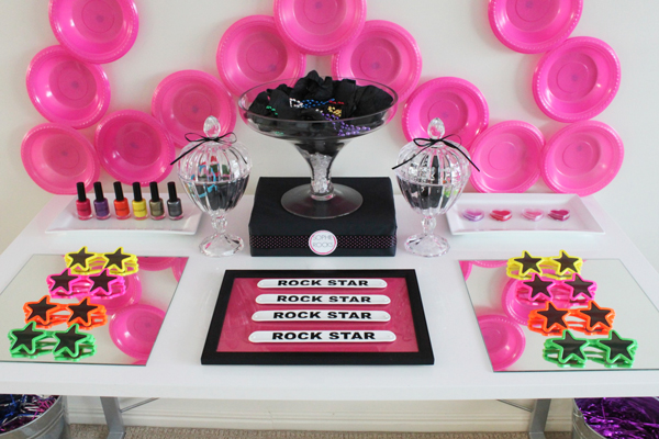 rockstar birthday party ideas