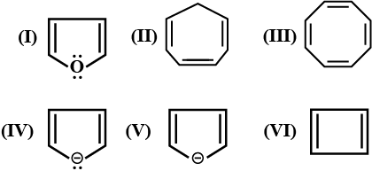 which of the following is antiaromatic