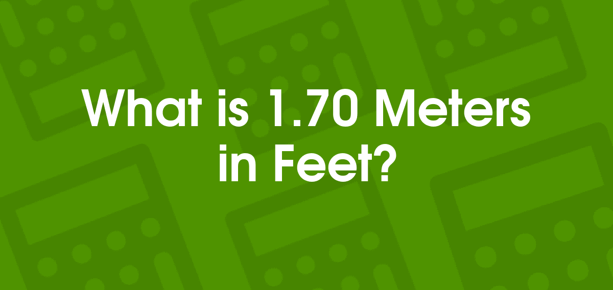 1.70m in foot