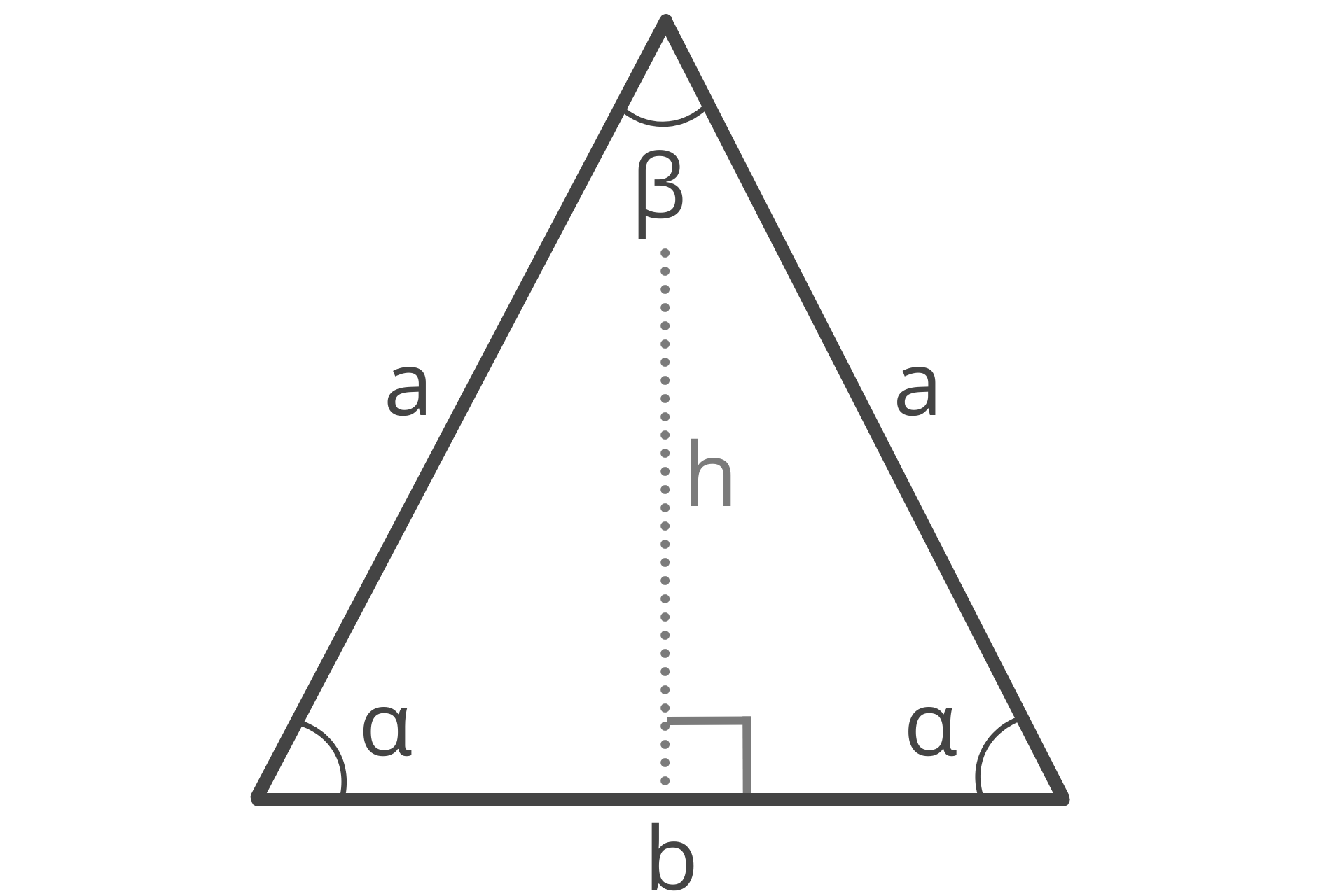 isosceles triangle solver