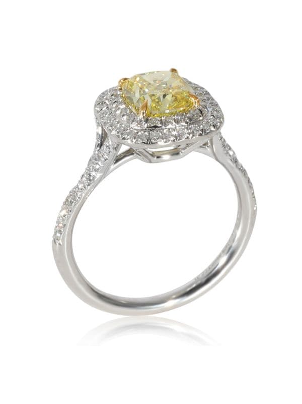 tiffany & co yellow diamond ring