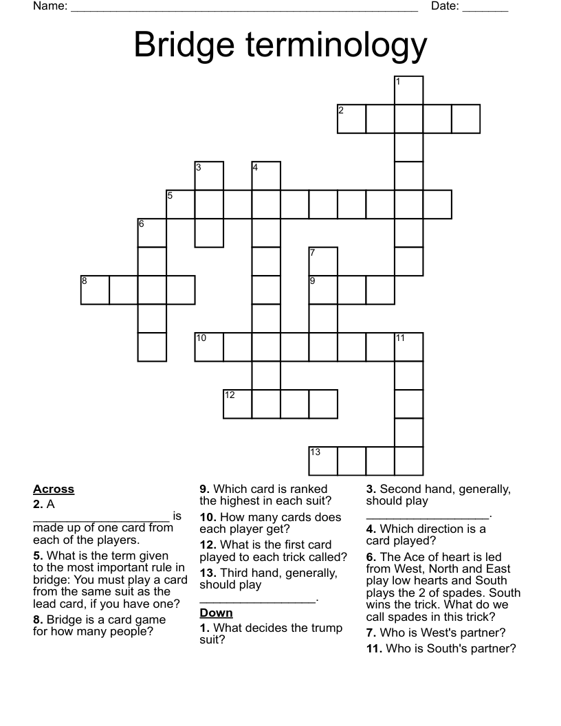 all the tricks at bridge crossword clue
