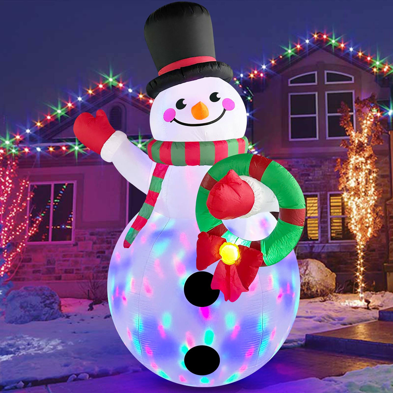 inflatable outdoor christmas decorations