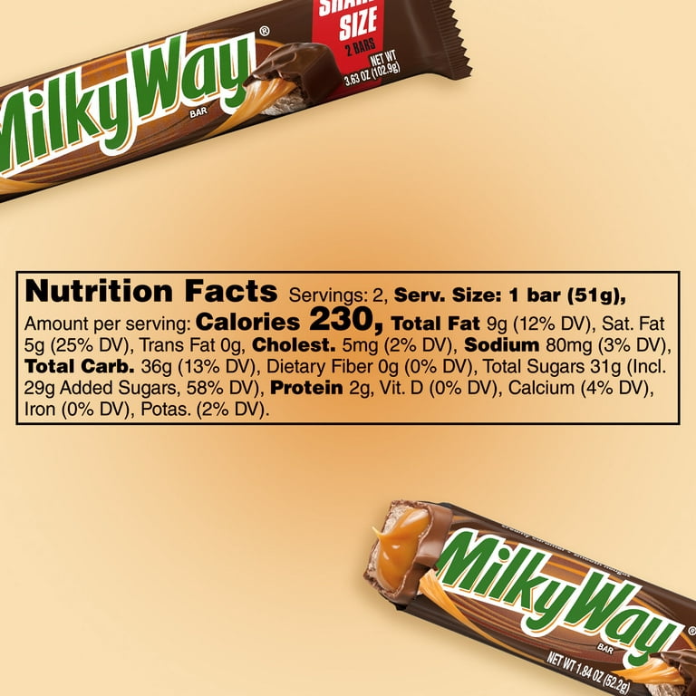 milky way calories