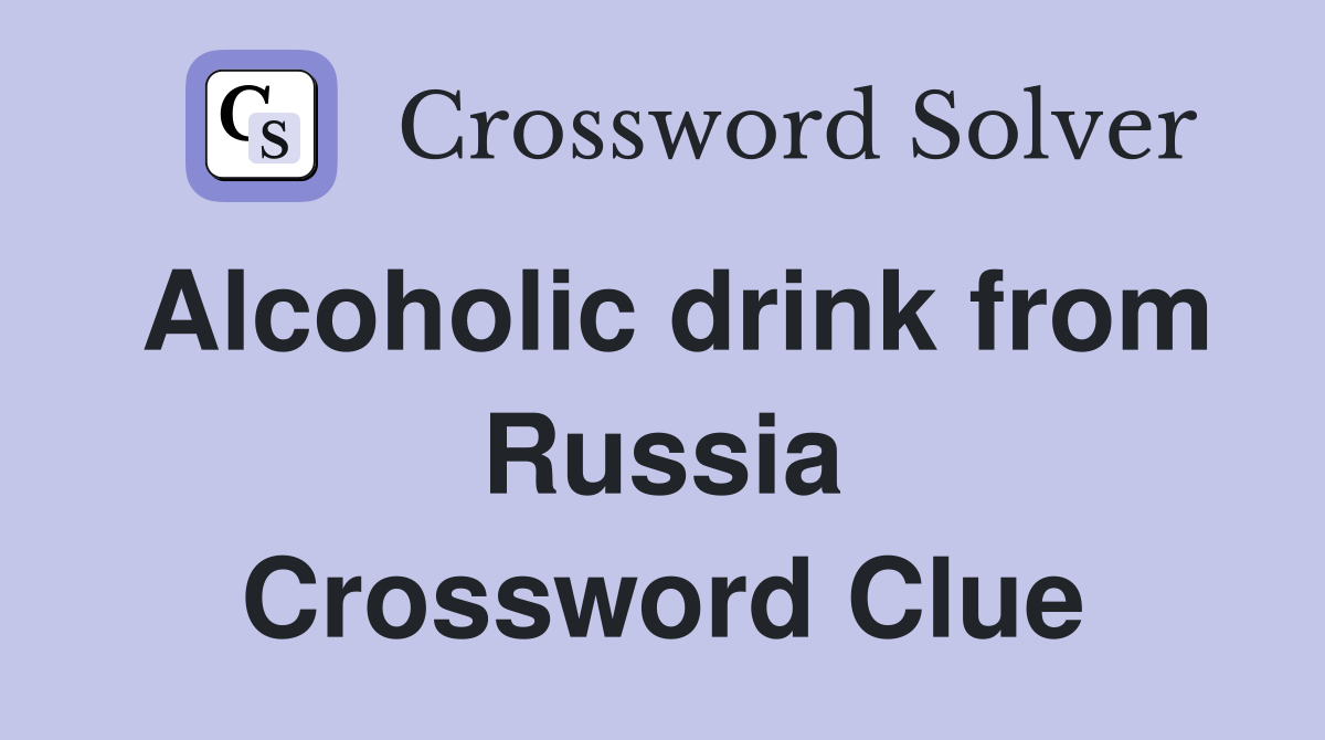 strong cider crossword clue