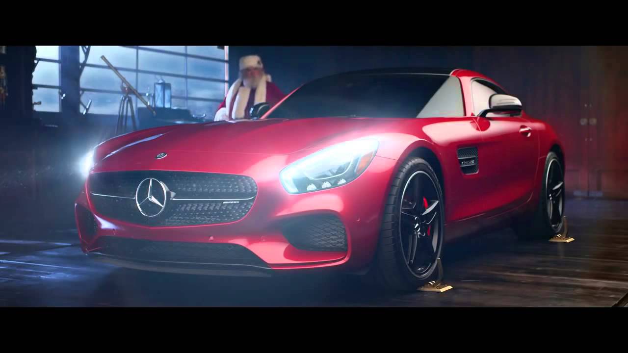 mercedes santa claus commercial