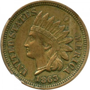 1863 penny