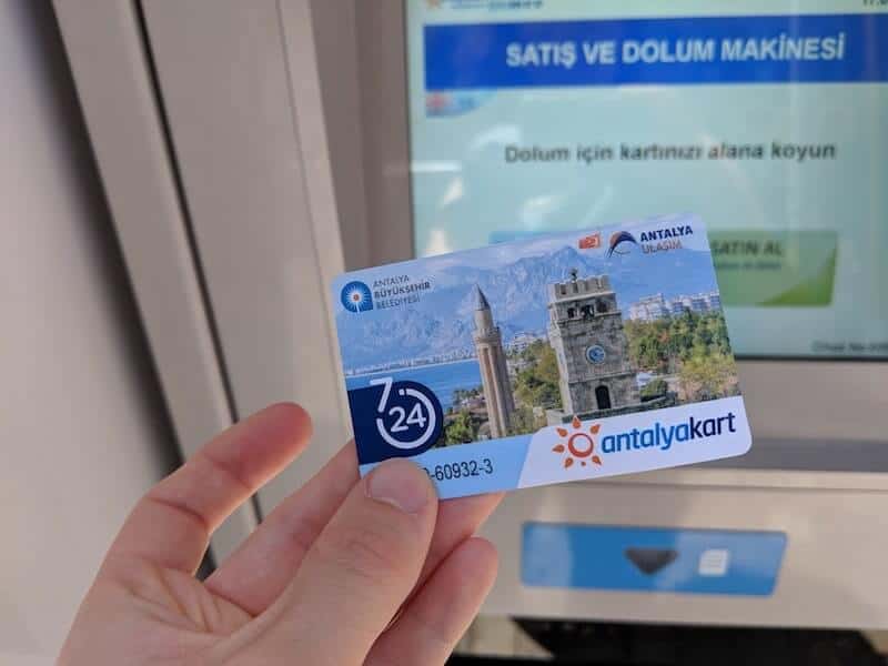 antalya tram tickets