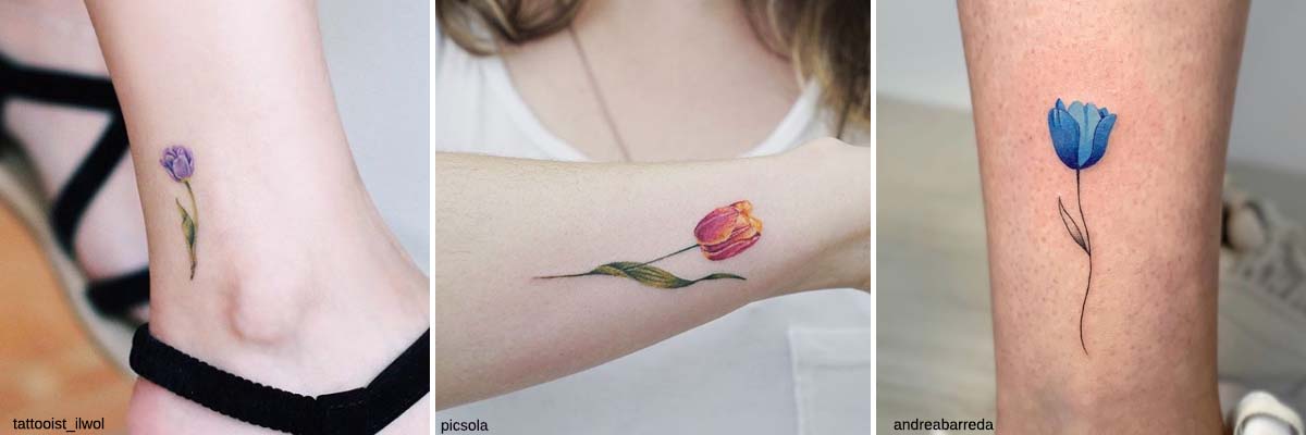 tatuajes de tulipanes