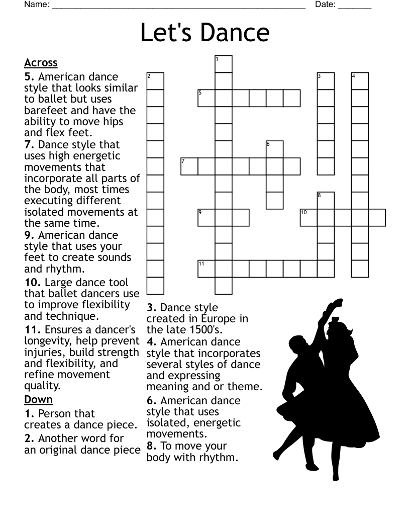 slow stately dance crossword clue