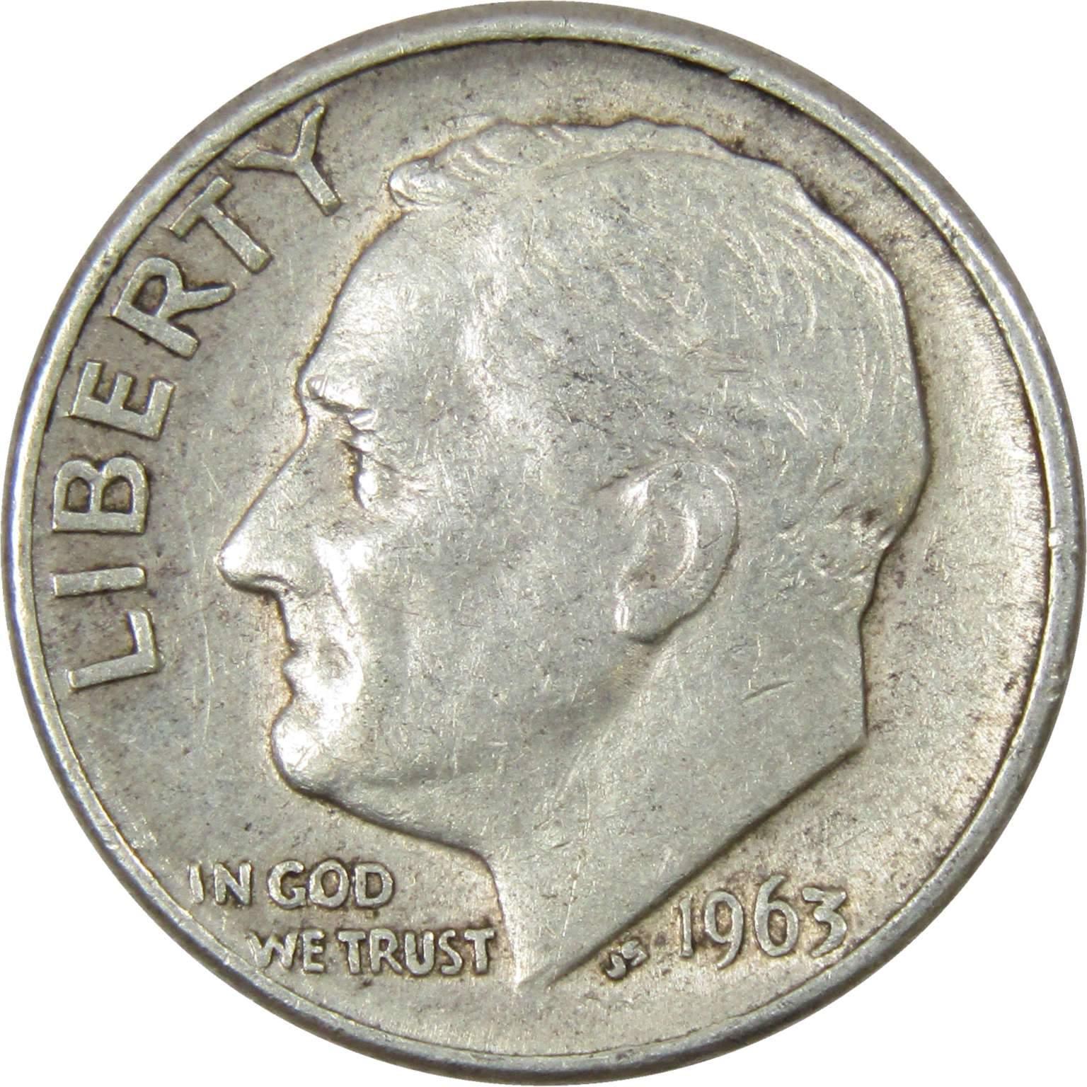 value of a 1963 silver dime