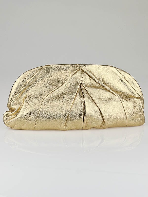 miu miu gold clutch