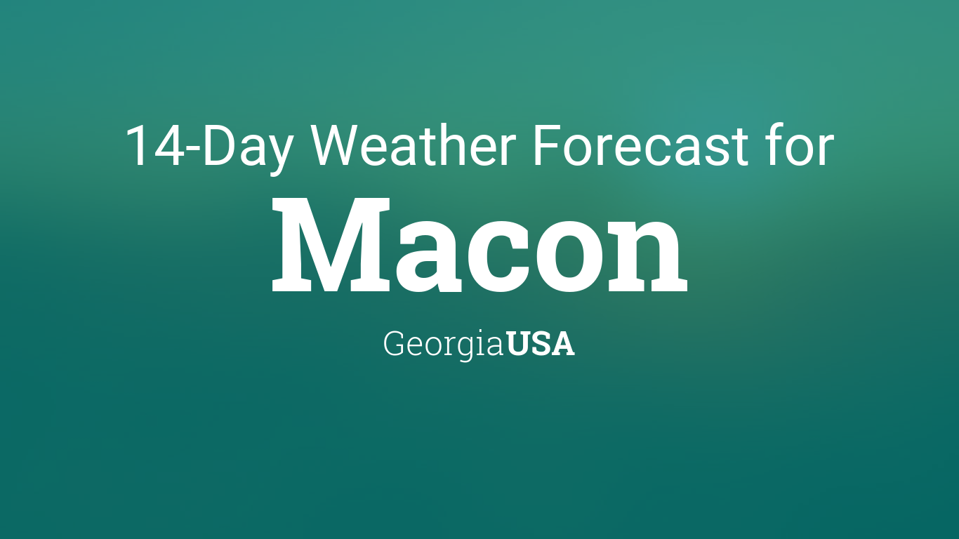 weather macon ga