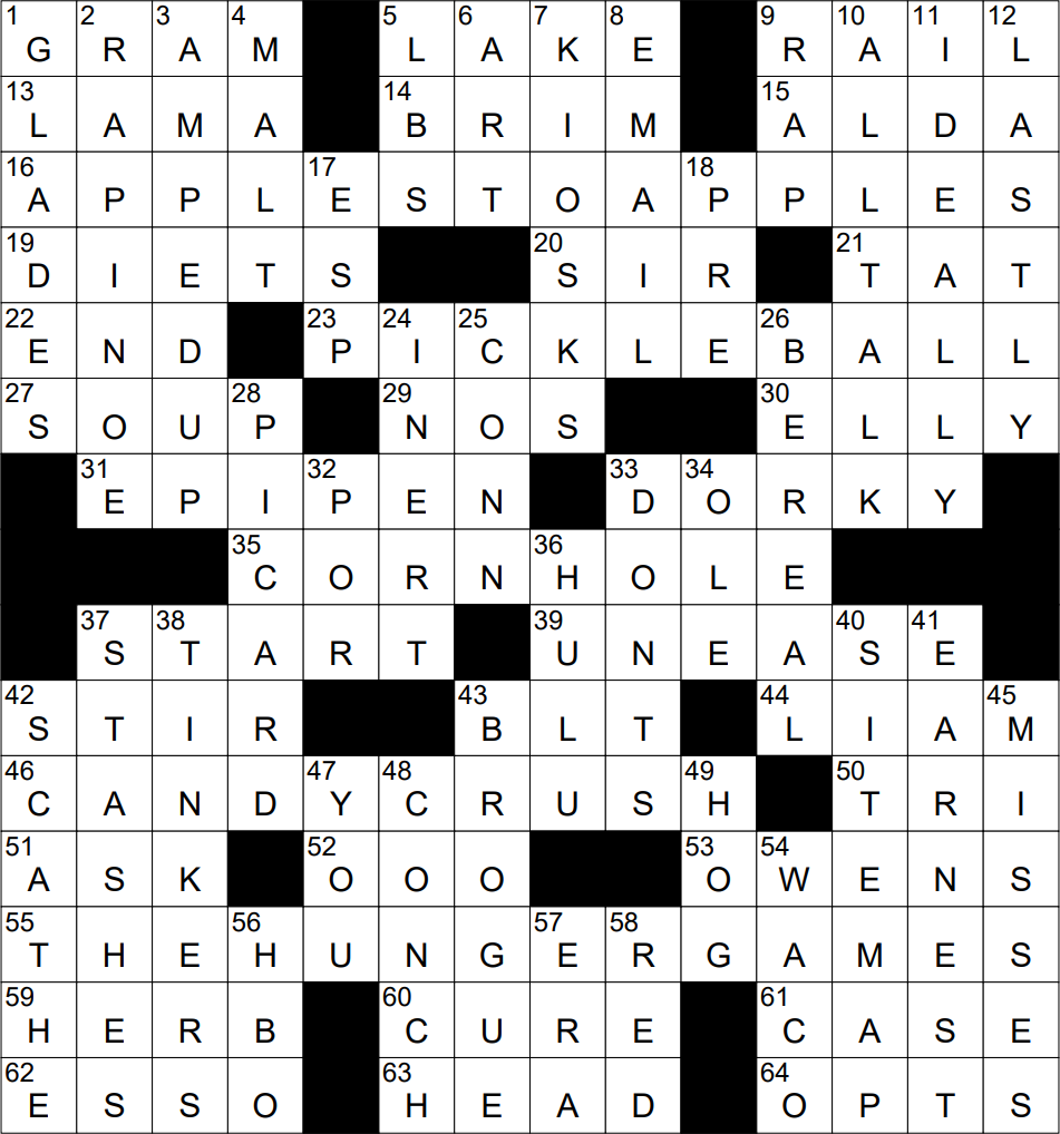 sworn enemy crossword clue