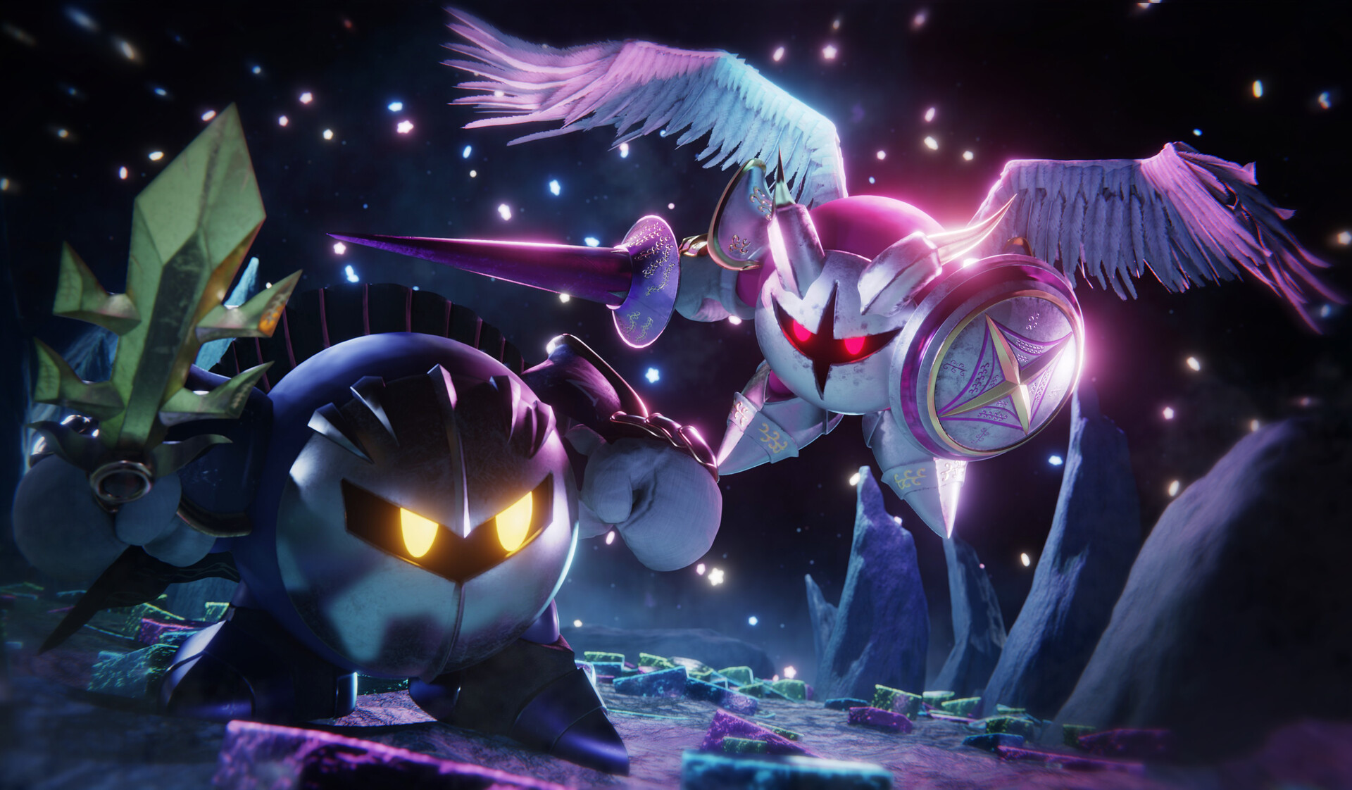 meta knight vs galacta knight