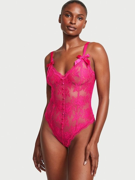 victoria secret bodysuit pink