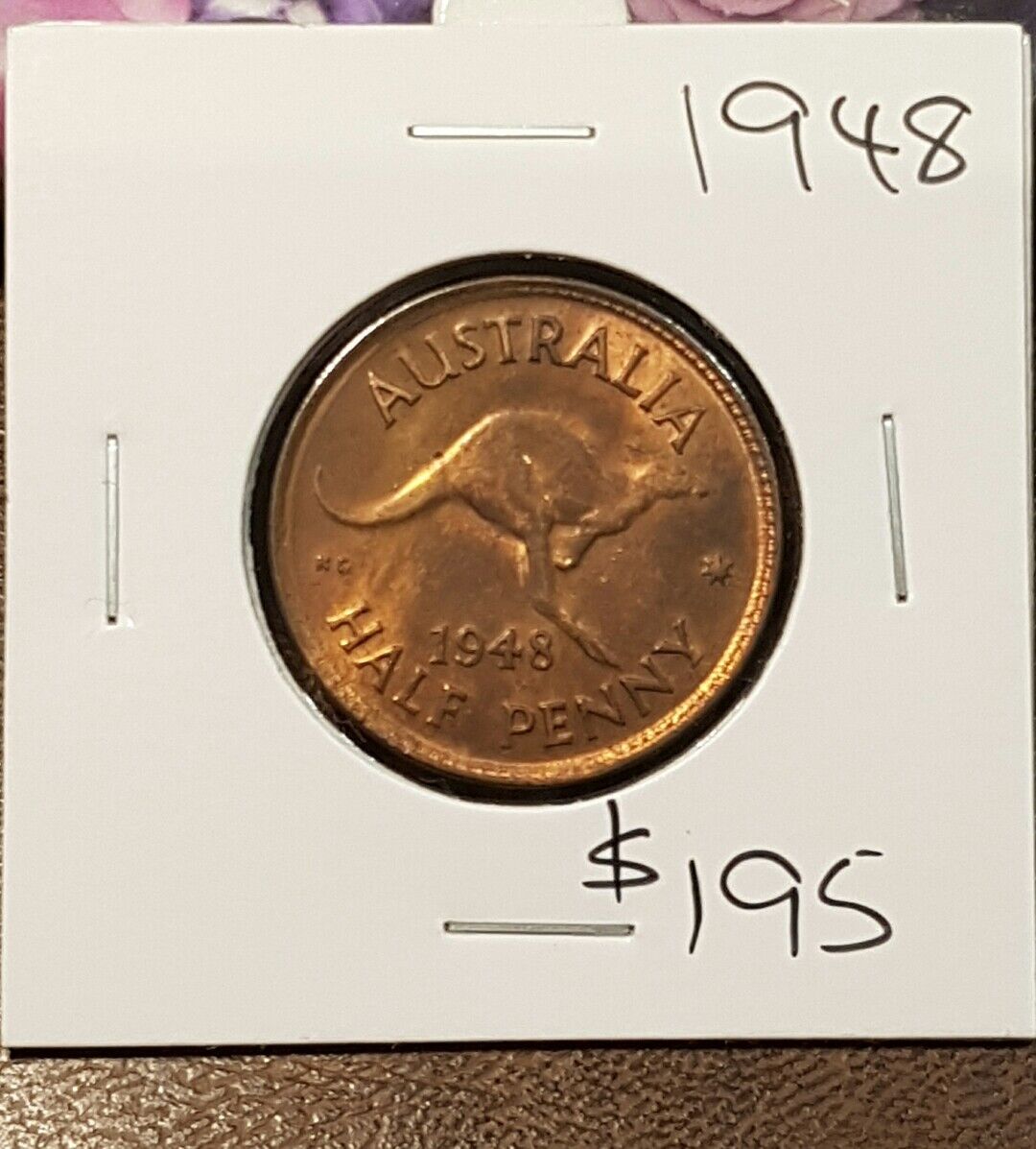 1948 australian half penny