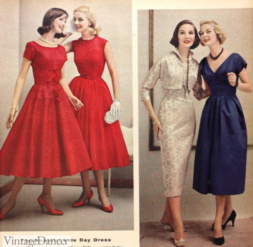 1950s evening wear