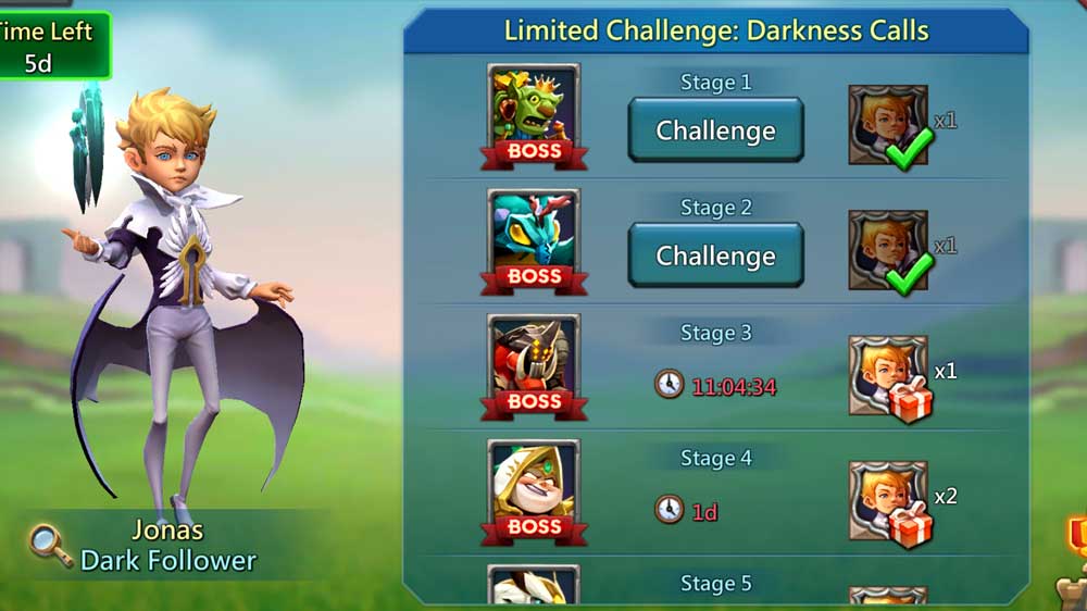 lords mobile limited challenge