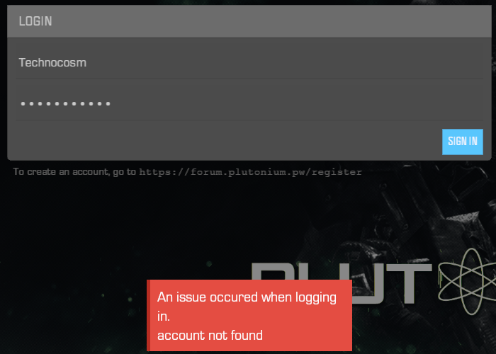 plutonium login