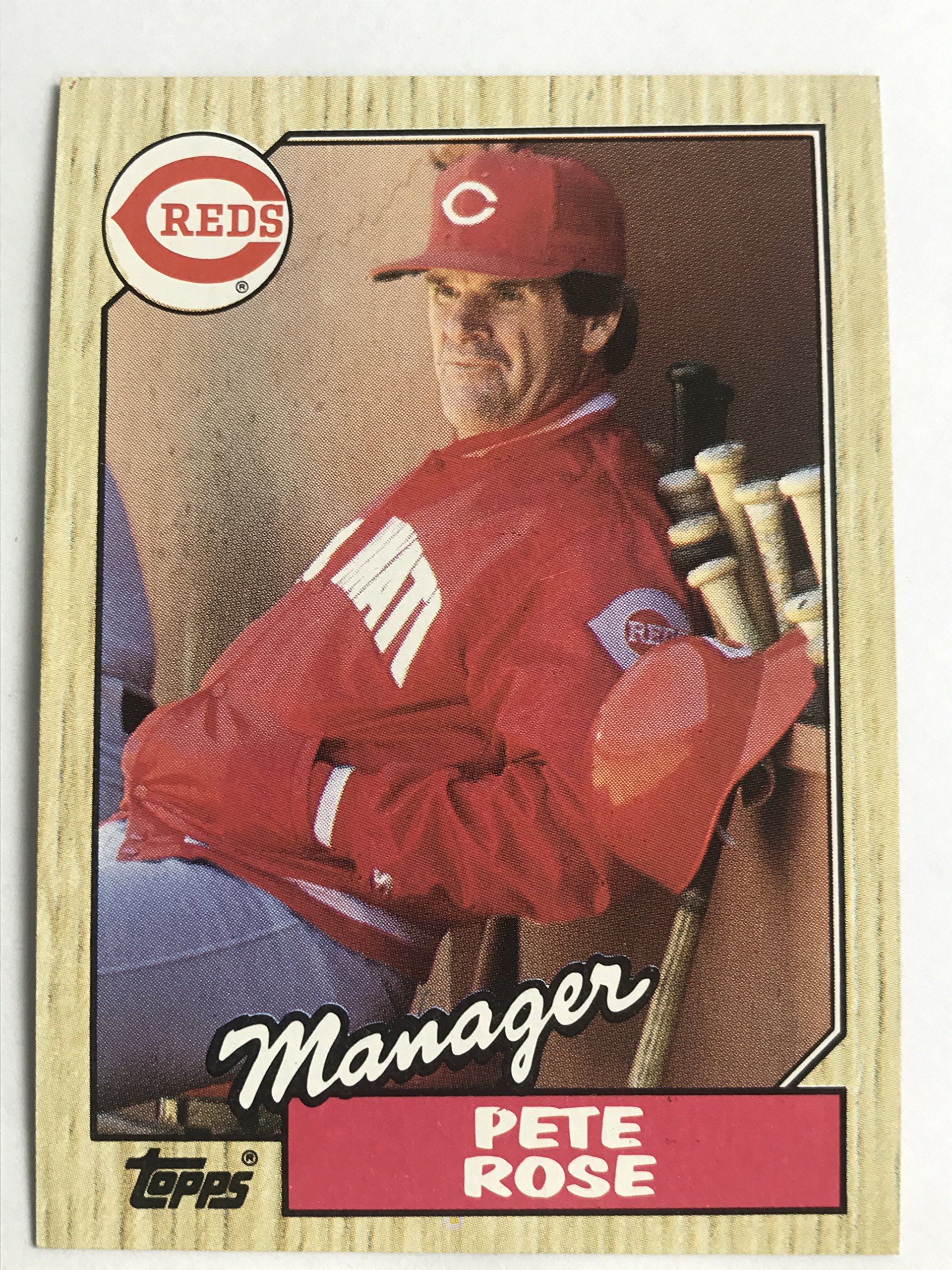 1987 topps pete rose manager