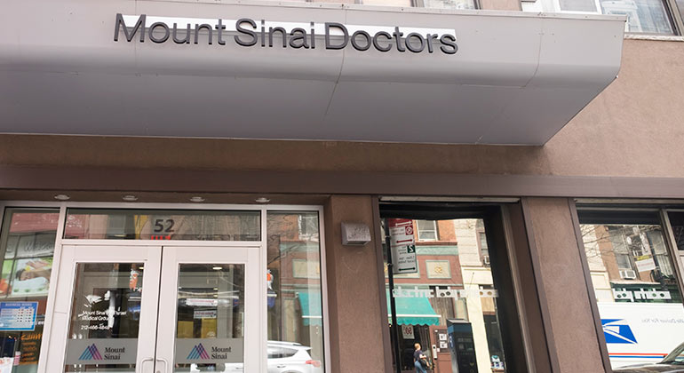 mount sinai urgent care near me