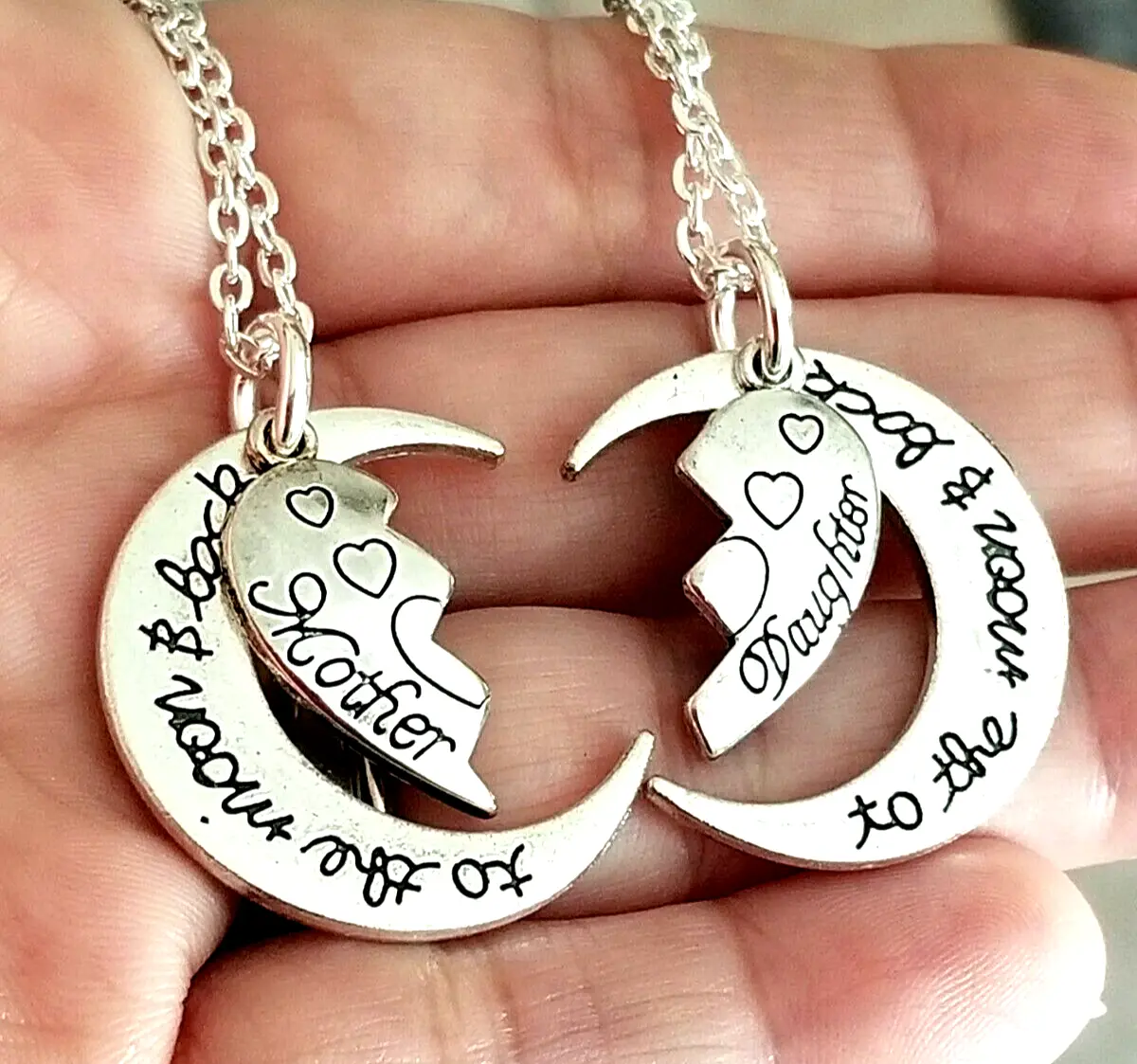 mother daughter necklace