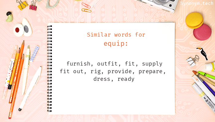 equip synonym