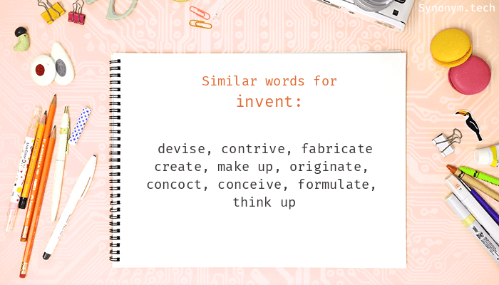 synonyms of inventing