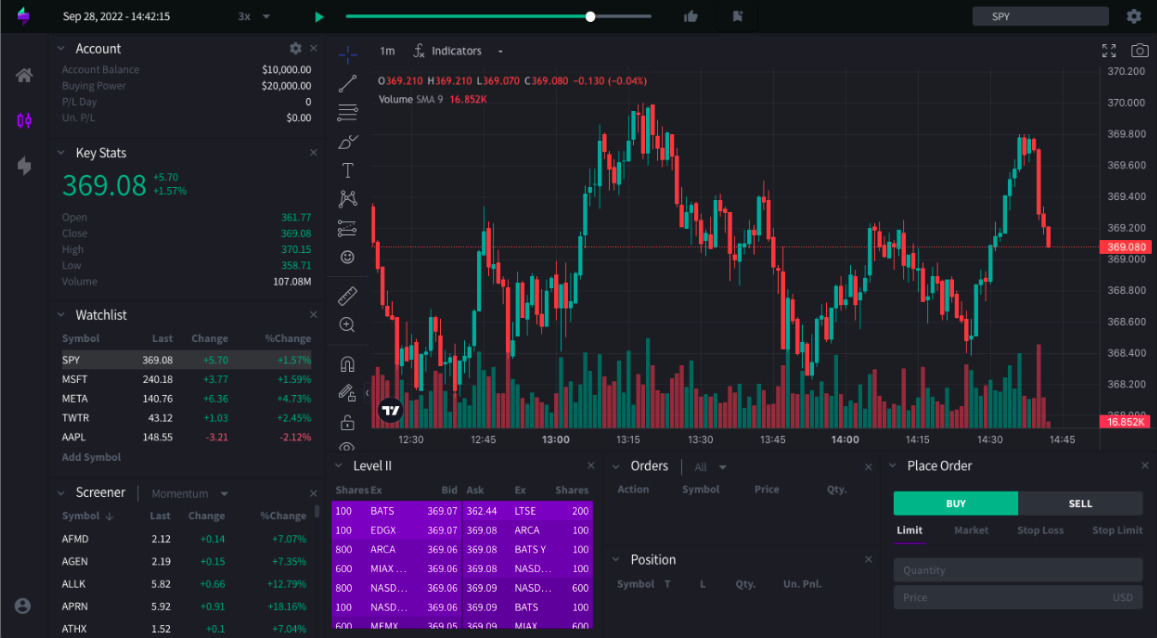 trading simulator