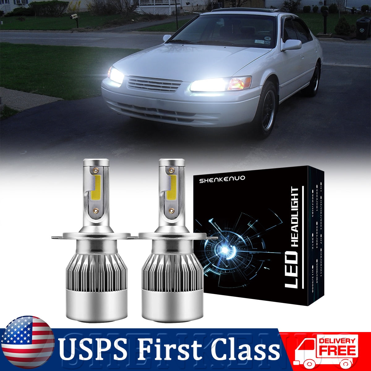 98 toyota camry headlight bulb size