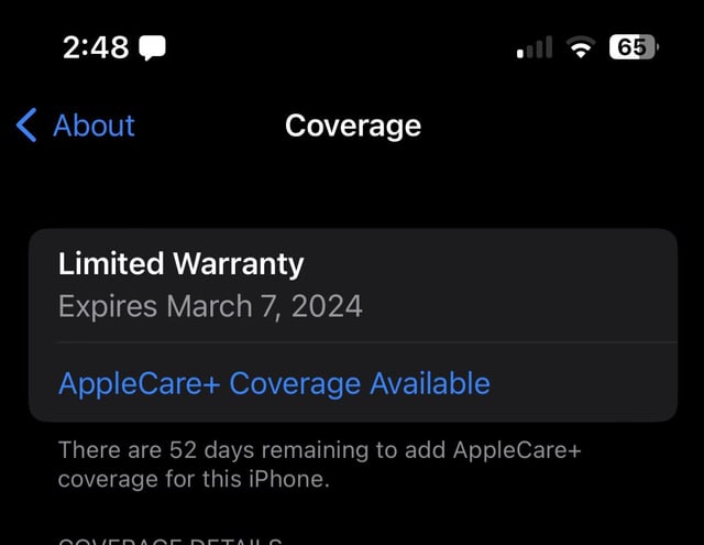 apple limited warranty