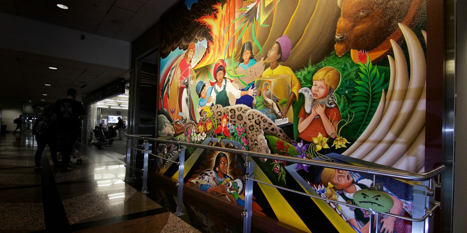 denver airport murals