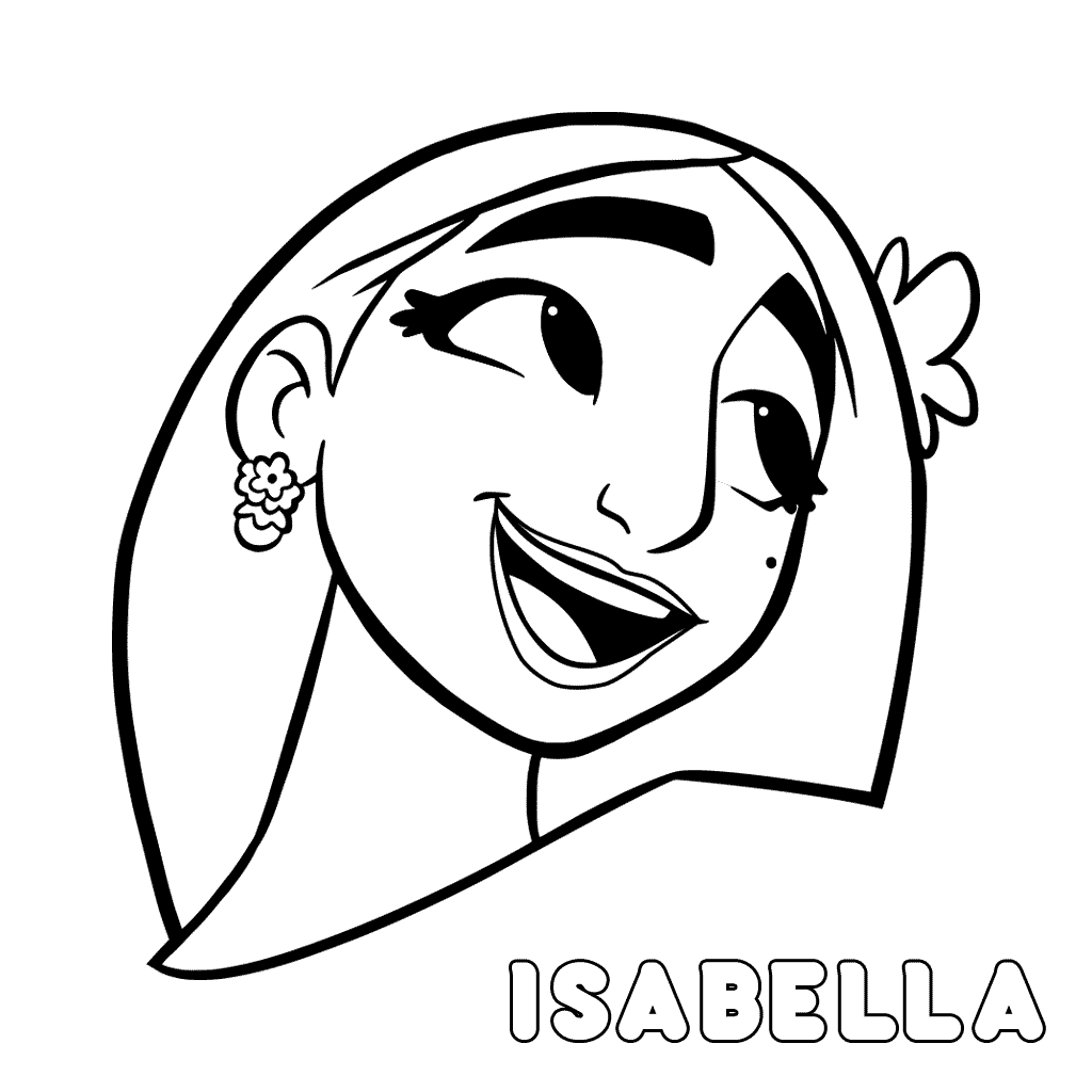 dibujo de isabella