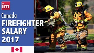 ontario firefighter salary