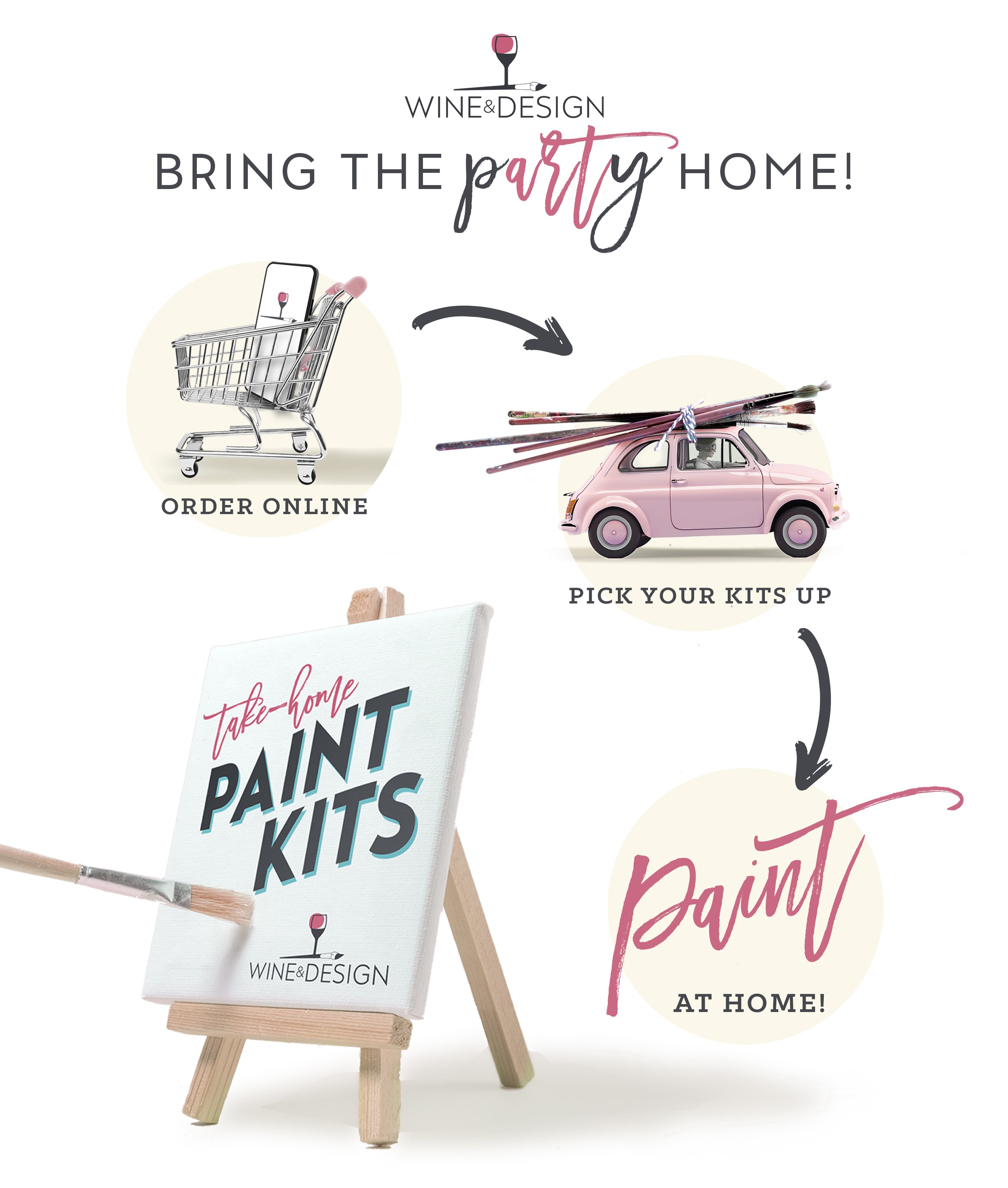 paint and sip at home kit