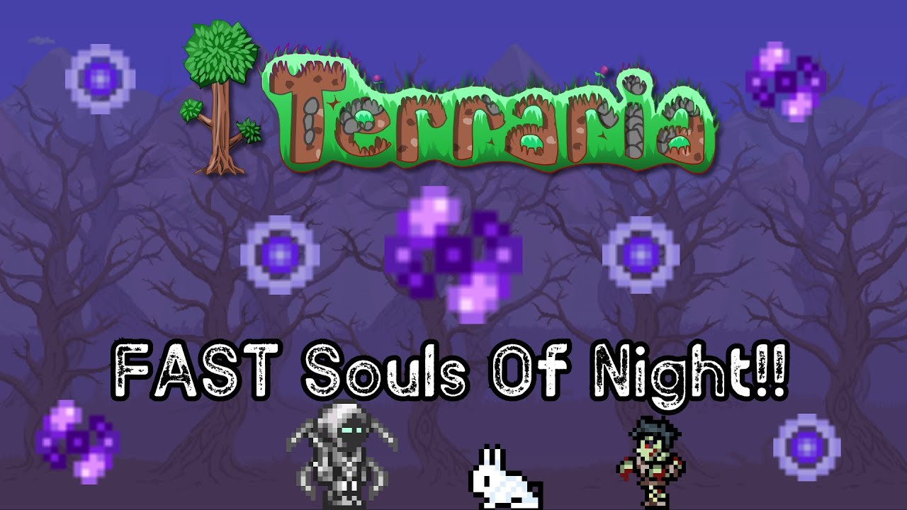 terraria how to get souls of night