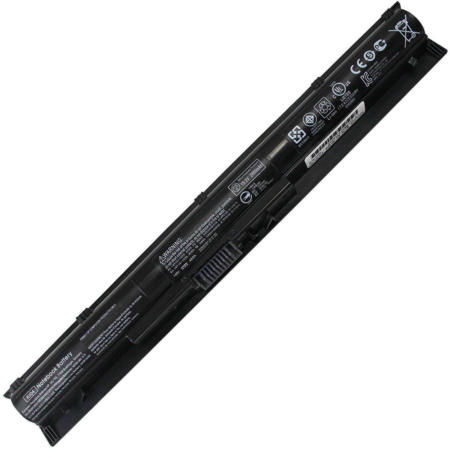 hp laptop battery mah