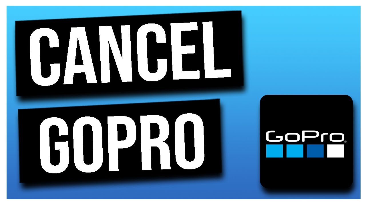 how to cancel gopro subscription