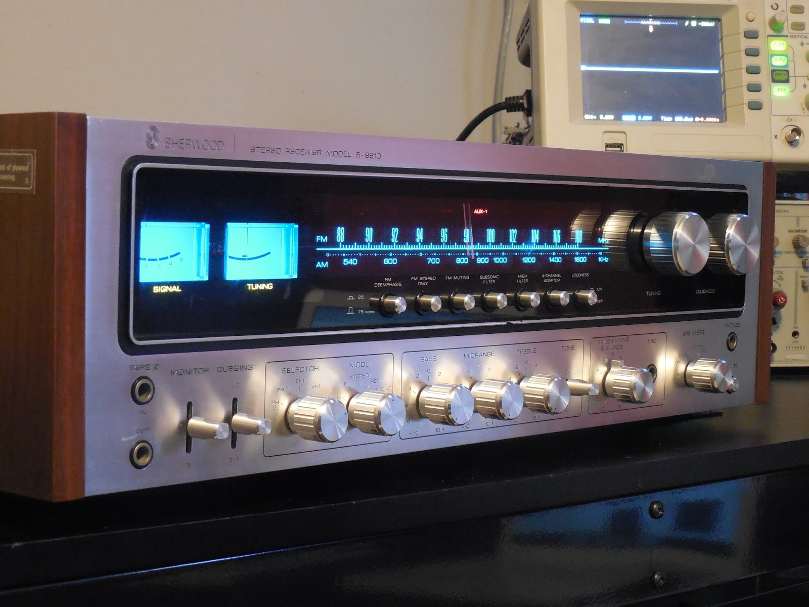 vintage sherwood receiver