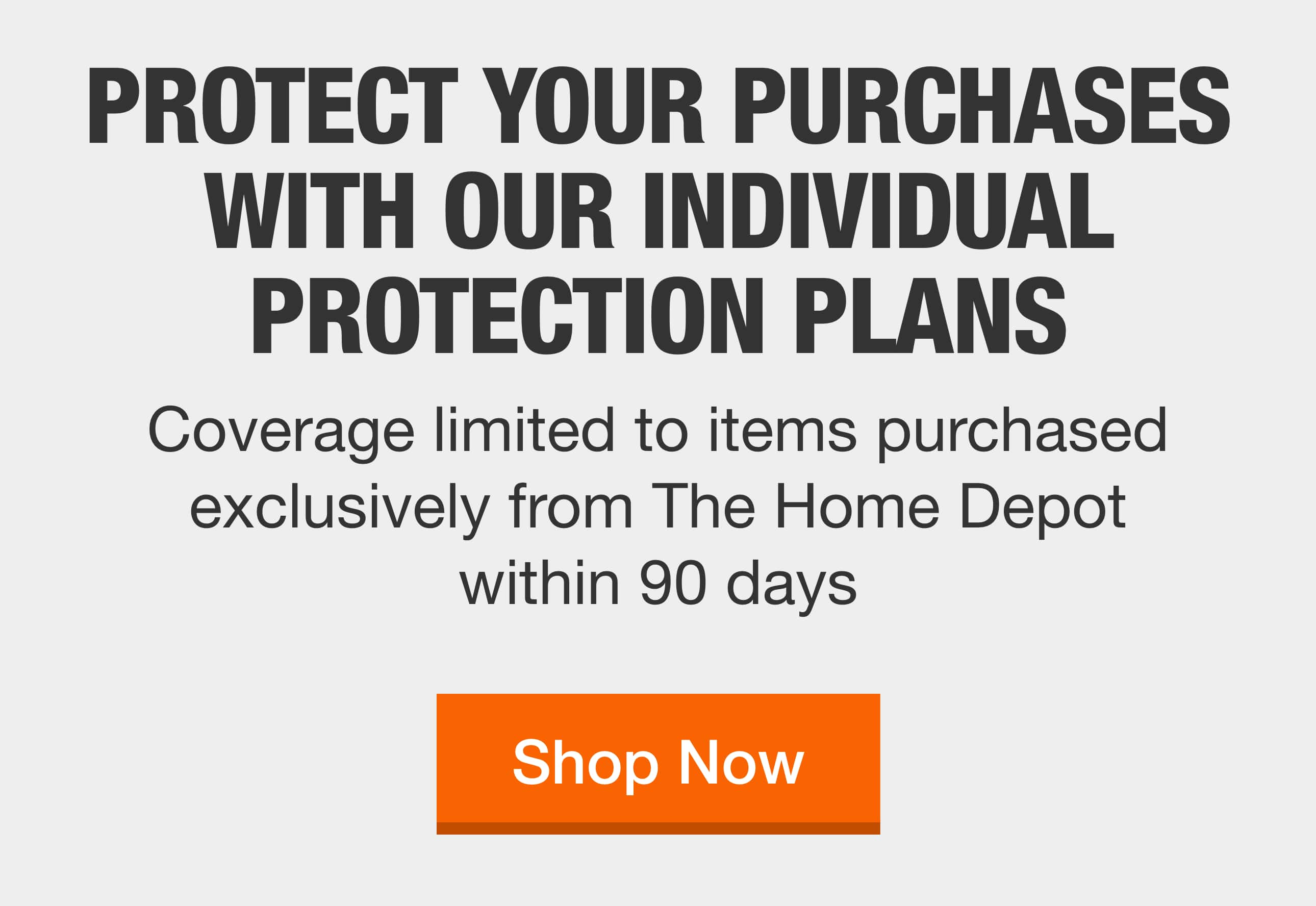 home depot appliance warranty