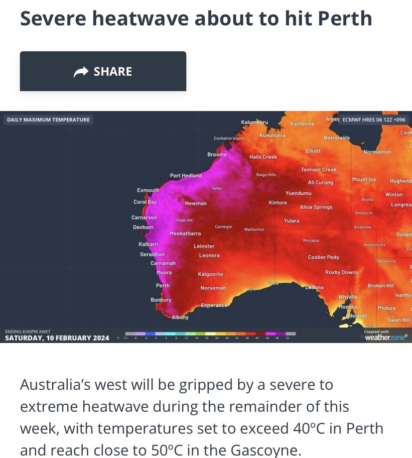 perth weather 2 weeks